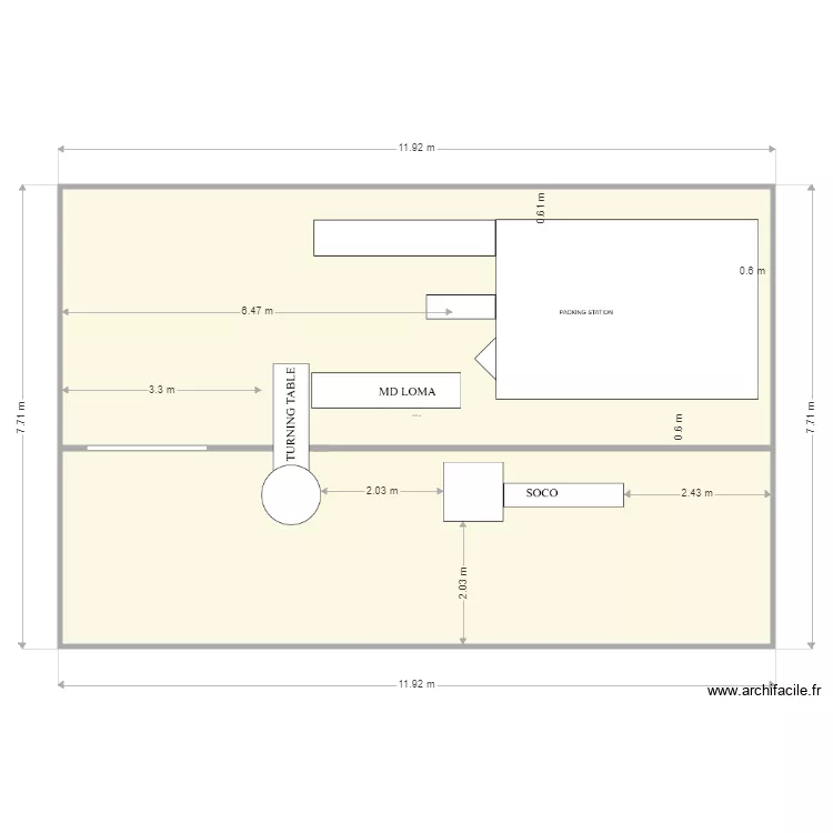 PACKING ZONE. Plan de PACKING ZONE. Plan de