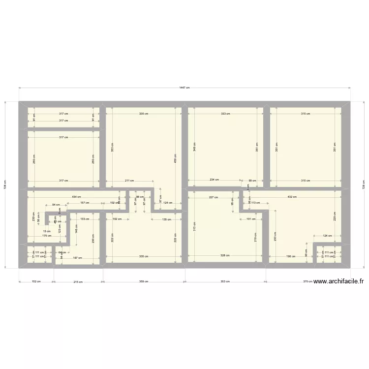 etage global new. Plan de 