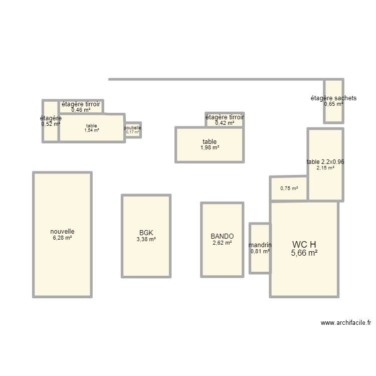 DENTE. Plan de 0 pièce et 0 m2