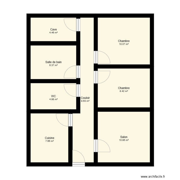 Archifacile schema electrique. Plan de 0 pièce et 0 m2