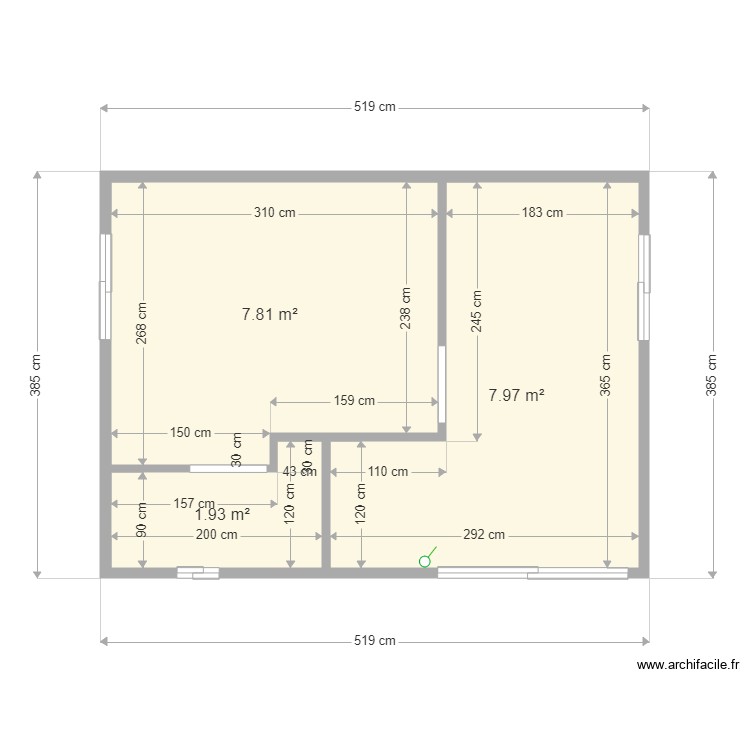 projet institut. Plan de 0 pièce et 0 m2