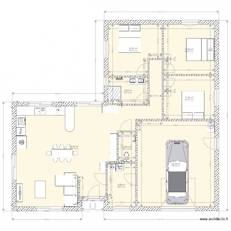 Modif. Plan de 0 pièce et 0 m2