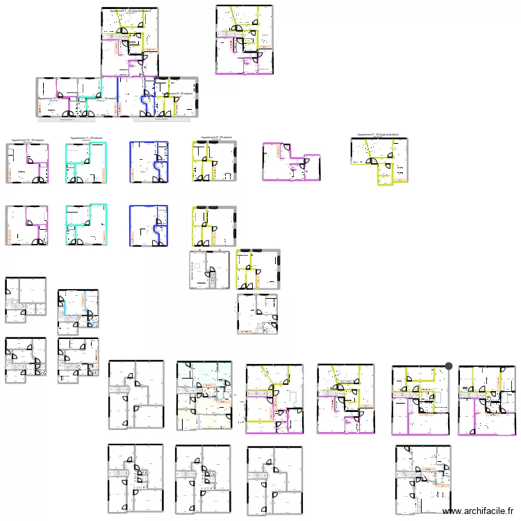 Bureau RDC Gradel. Plan de 