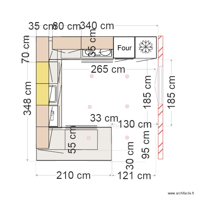 cuisine victor F. Plan de 0 pièce et 0 m2