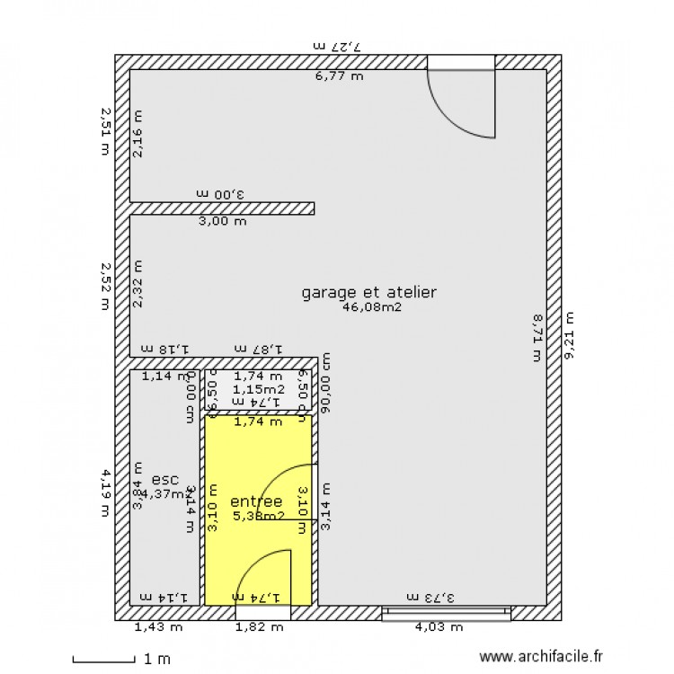 maison ottmarsheim s.sol. Plan de 0 pièce et 0 m2