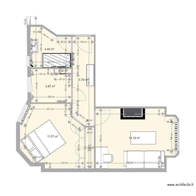 APPT KB. Plan de 0 pièce et 0 m2