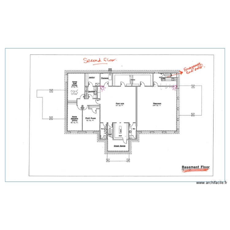 basement waskaganish 1. Plan de 0 pièce et 0 m2