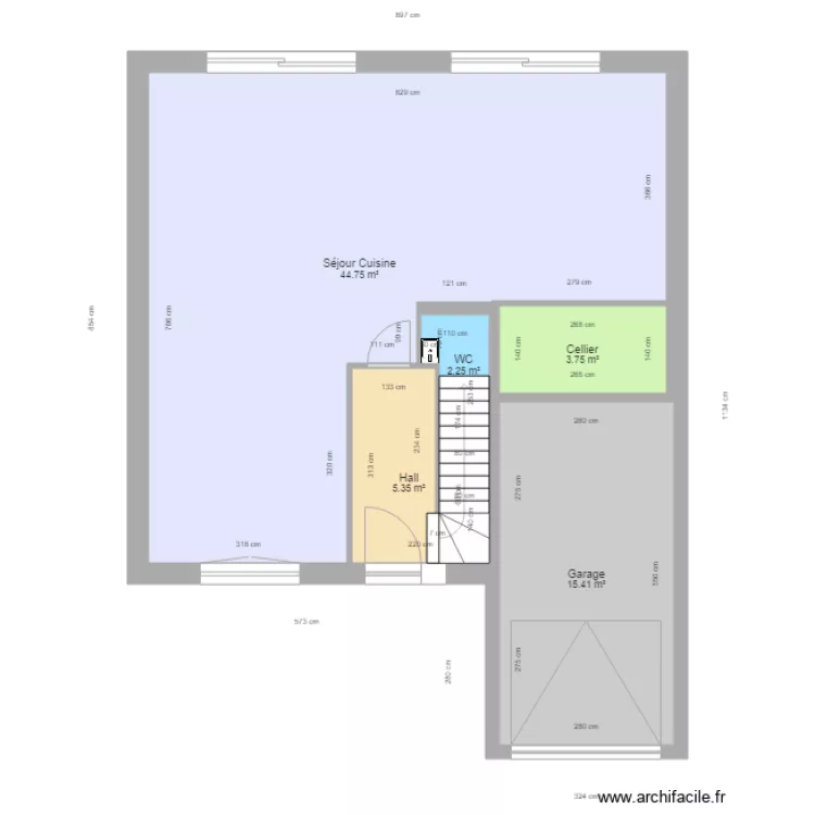 POMMELET. Plan de 
