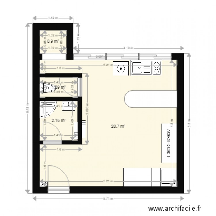 JOUFFROY. Plan de 0 pièce et 0 m2