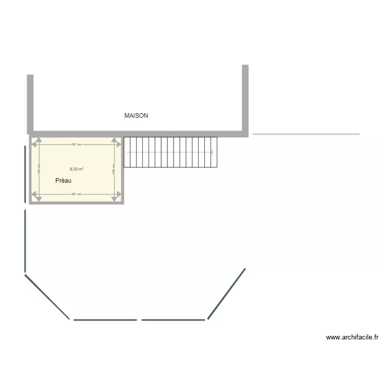 Jardin Le Clos Paill&eacute;. Plan de 