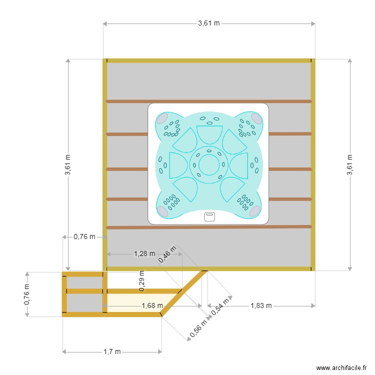 PLAN CORDIER STRUCTURE TERRASSE 2. Plan de 0 pièce et 0 m2