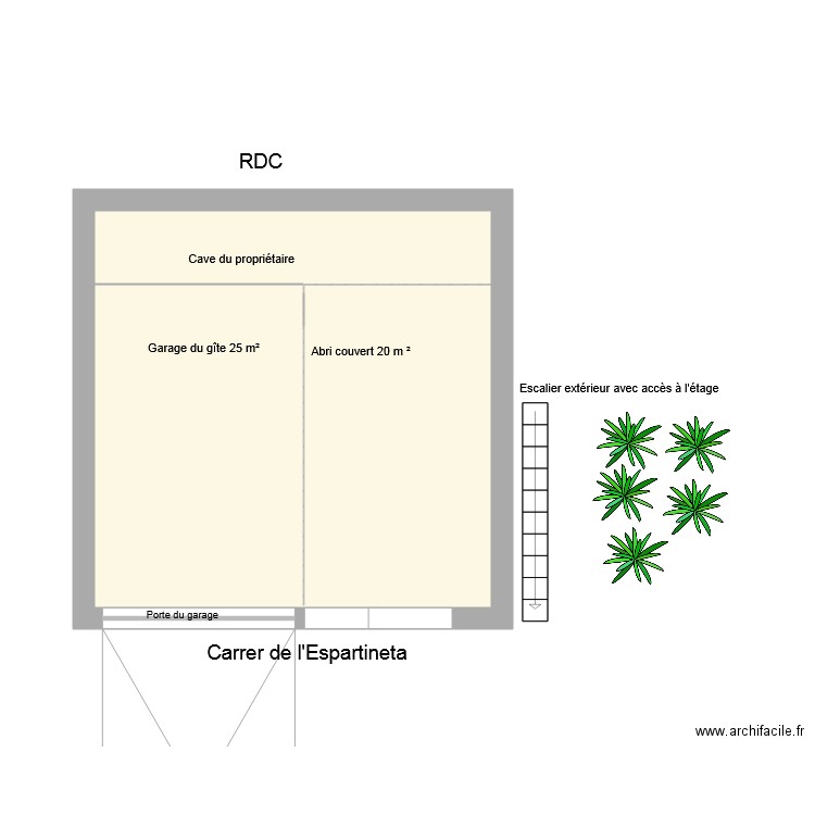 66G122506 RDC. Plan de 0 pièce et 0 m2