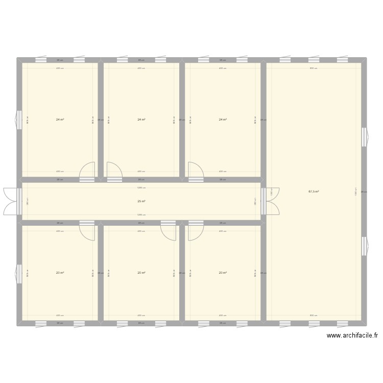 Exemple école SeGEC. Plan de 0 pièce et 0 m2