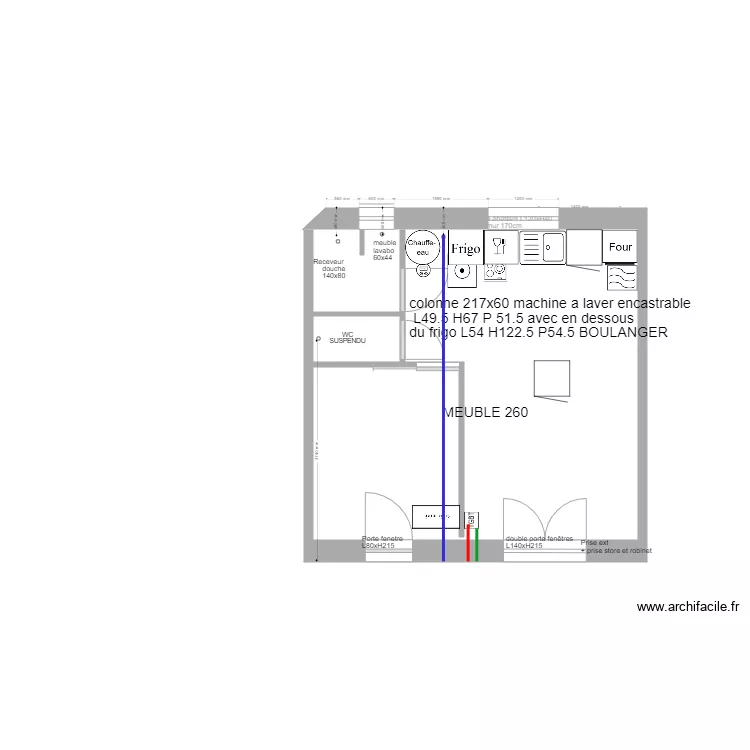 PLAN NDM studio sud. Plan de 