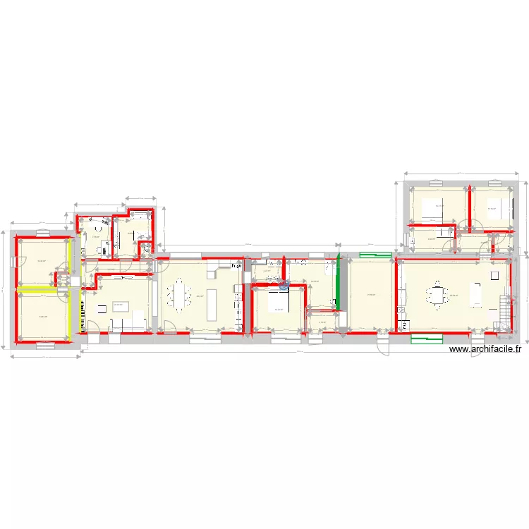 chez nous et gite v3. Plan de 