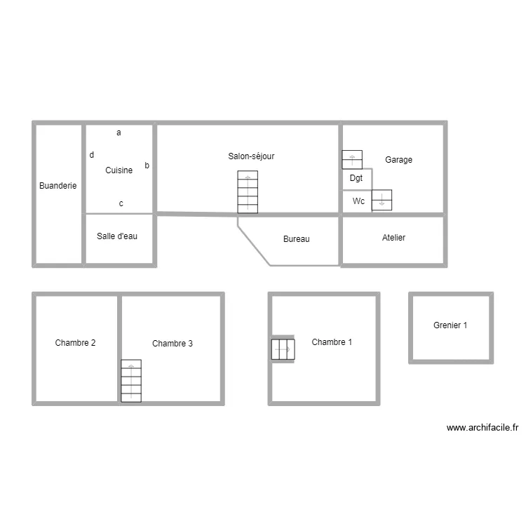 LA FORET FOUESNANT QUENET. Plan de 