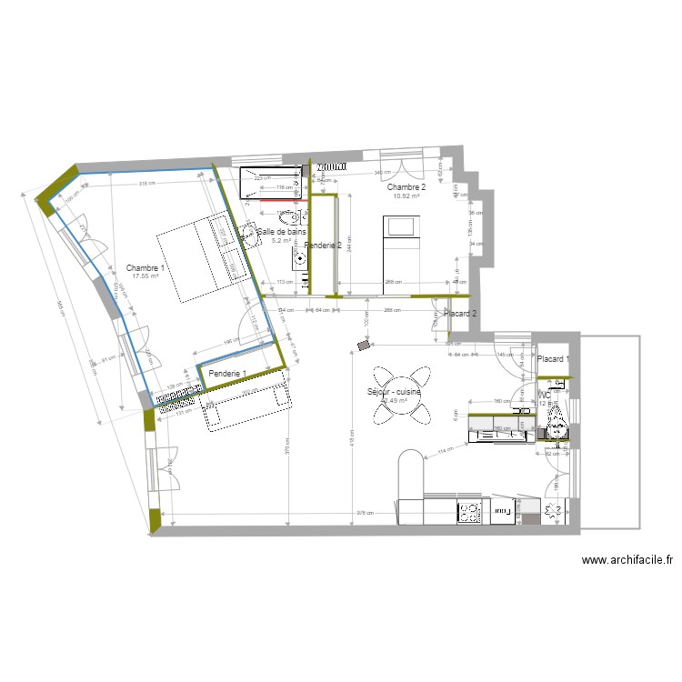 Chauvet Nice prop 5. Plan de 0 pièce et 0 m2