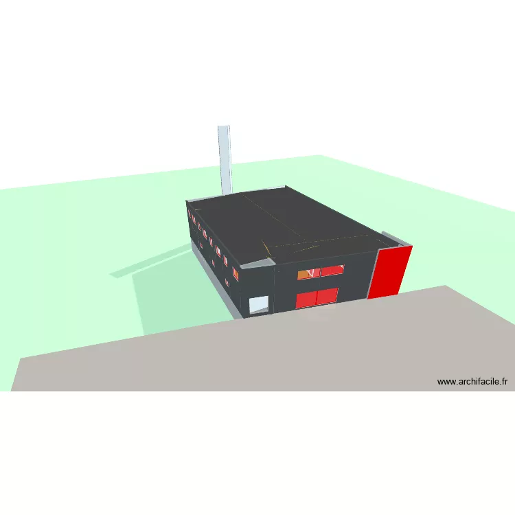 BATIMENT RDC. Plan de 