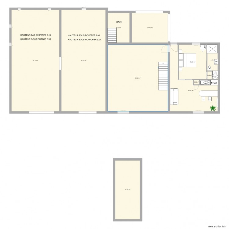 MAS TERRE ET NATURE 1 ER ETAGE REVU 1. Plan de 0 pièce et 0 m2