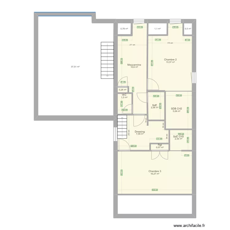 Plan CARON Etage. Plan de Plan CARON Etage. Plan de