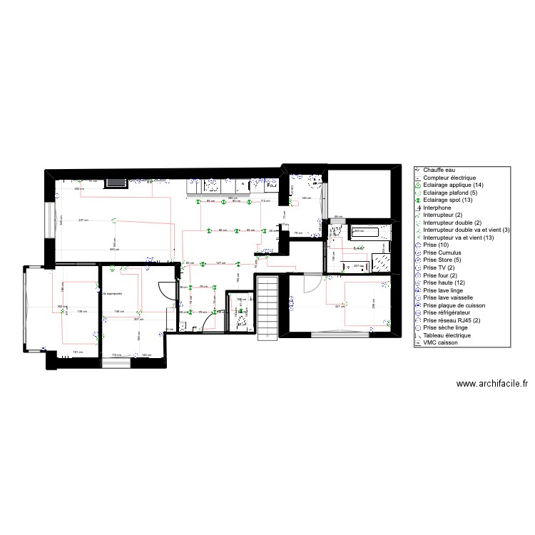 Dernier projet Deauville 3. Plan de 2 pièces et 7 m2