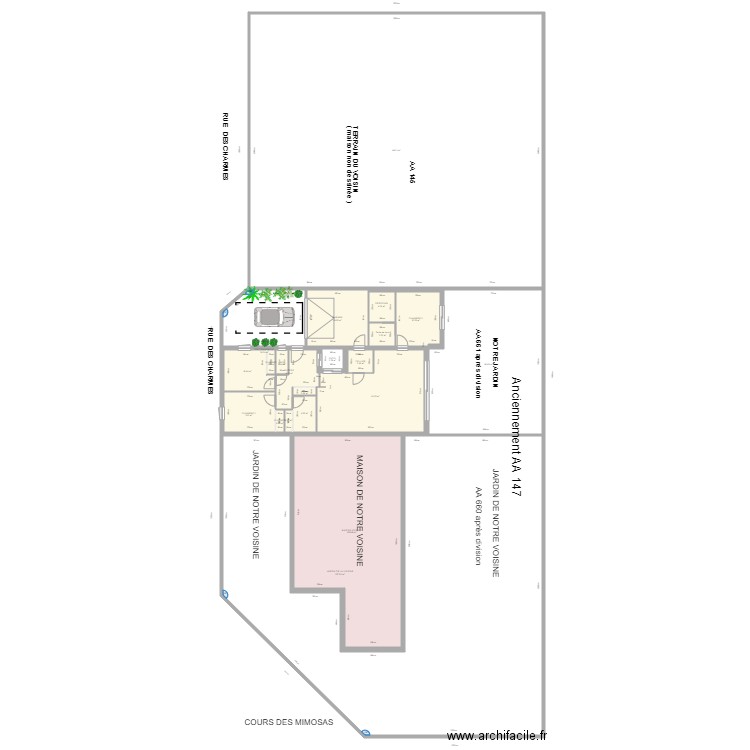 cda. Plan de 0 pièce et 0 m2