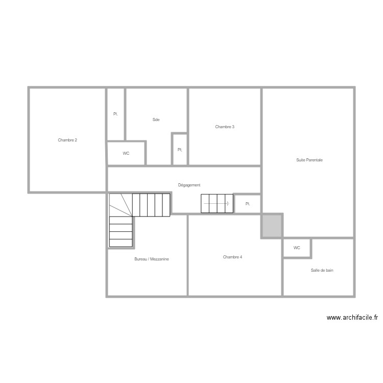 1er KROURI. Plan de 0 pièce et 0 m2