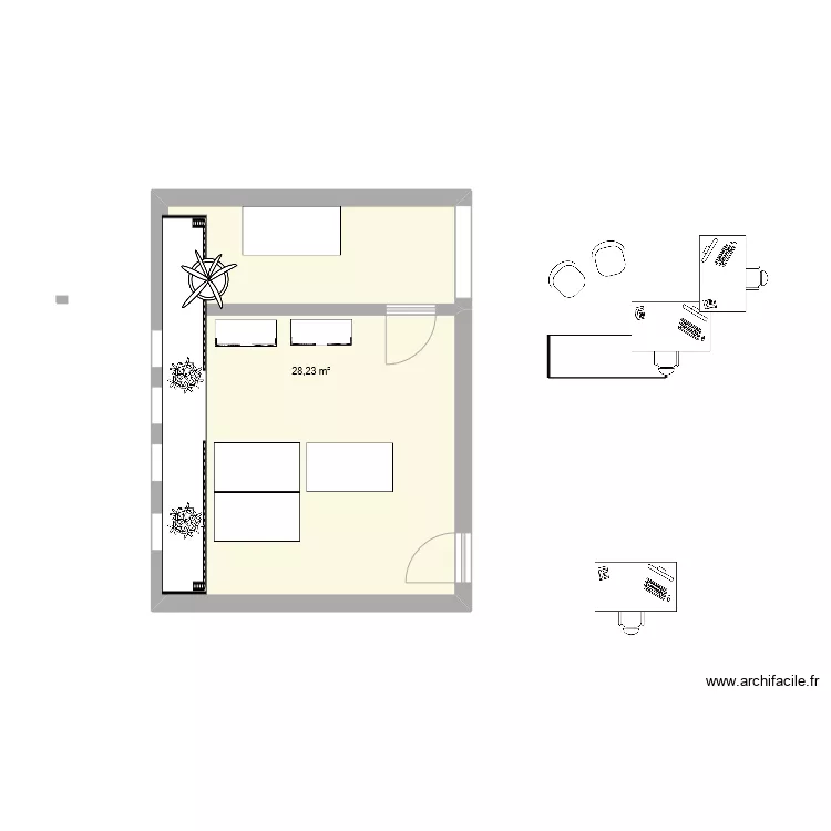 AMENAGEMENT 5151V. Plan de 