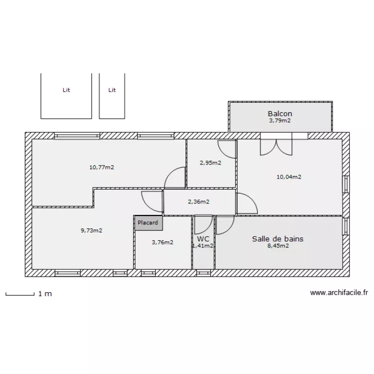 Etage nouvelle dispo 2. Plan de 