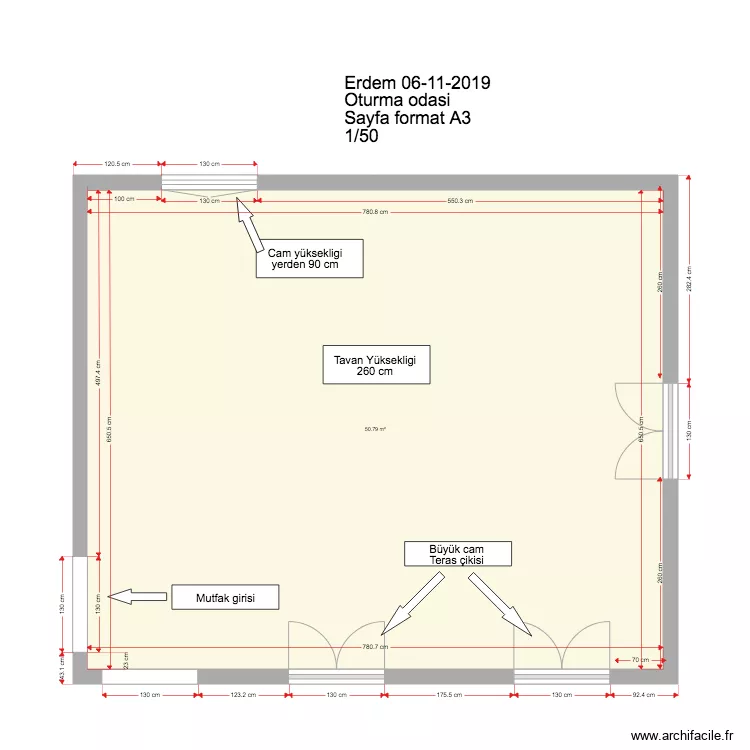 Erdem SALON OTURMA ODASI 06 11 2019. Plan de 