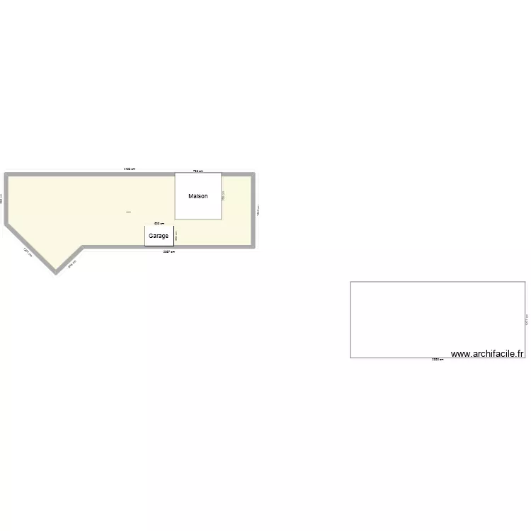 PLAN SITUATION MAISON/GARAGE CADASTRE. Plan de 