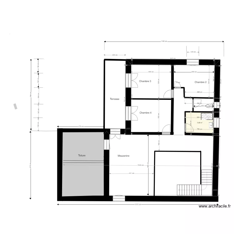 Besseges etage. Plan de Besseges etage. Plan de
