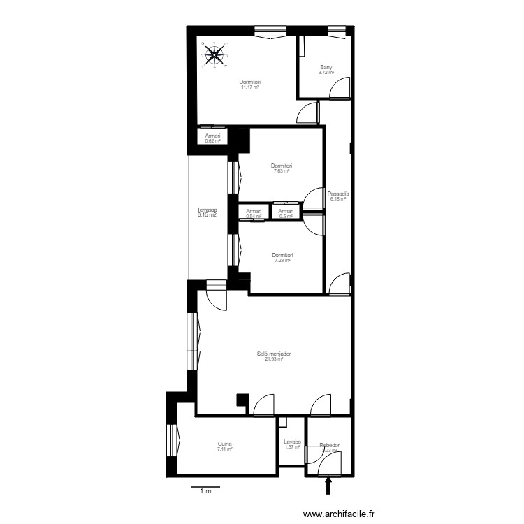 CTRA ENGOLASTERS ESCALA 1 SOT 3 4. Plan de 0 pièce et 0 m2