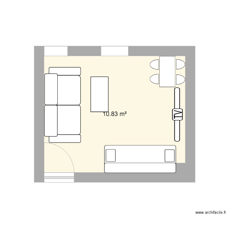 plan sejour 2. Plan de 0 pièce et 0 m2