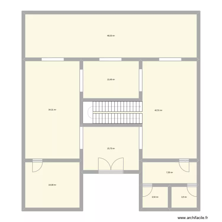 Projet pour Gashora. Plan de 9  et 185 m²