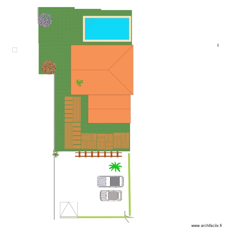 Implantation projet 2. Plan de 0 pièce et 0 m2