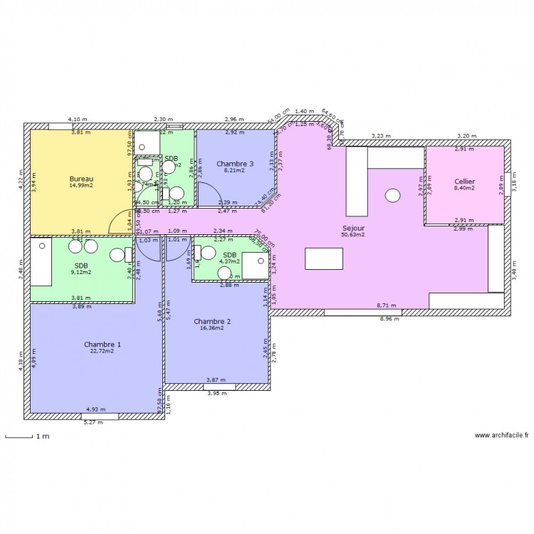 Maison Punc. Plan de 0 pièce et 0 m2