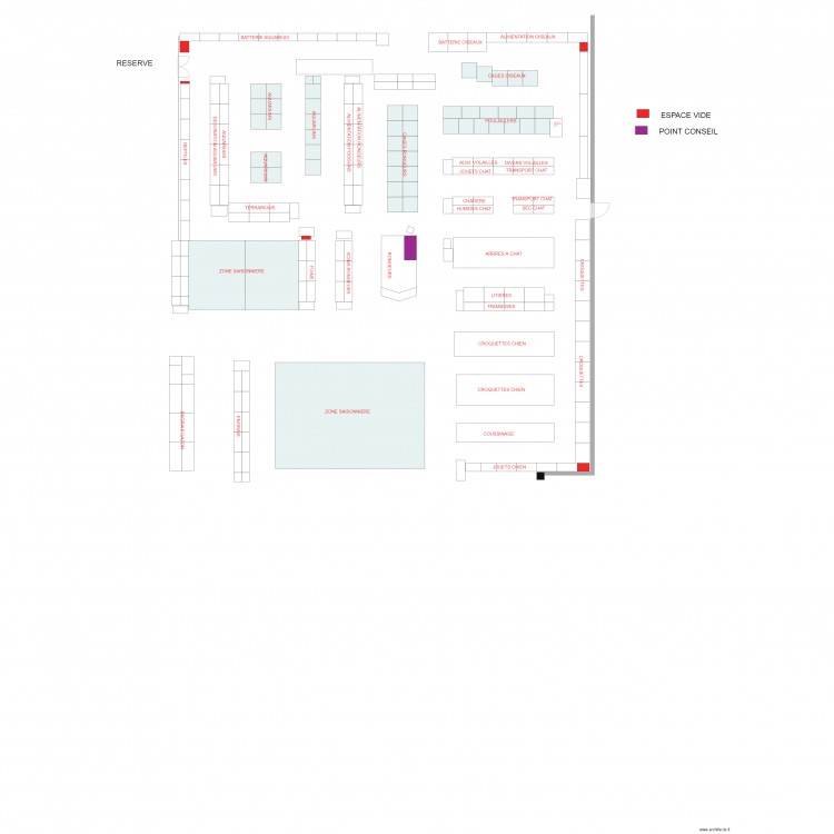 DELBARD ANIMALERIE. Plan de 0 pièce et 0 m2