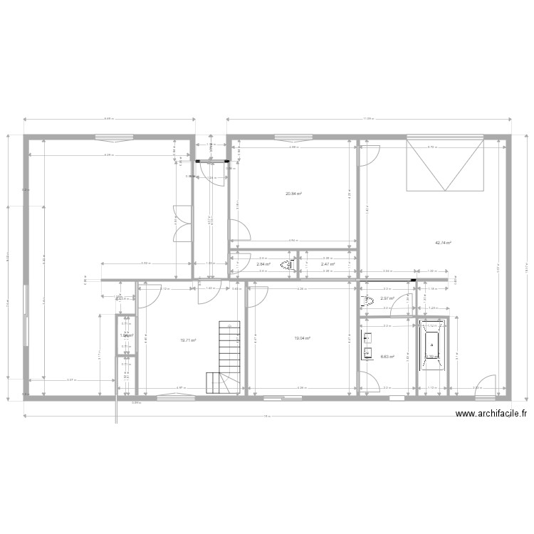 RDC BRIEC 4. Plan de 0 pièce et 0 m2