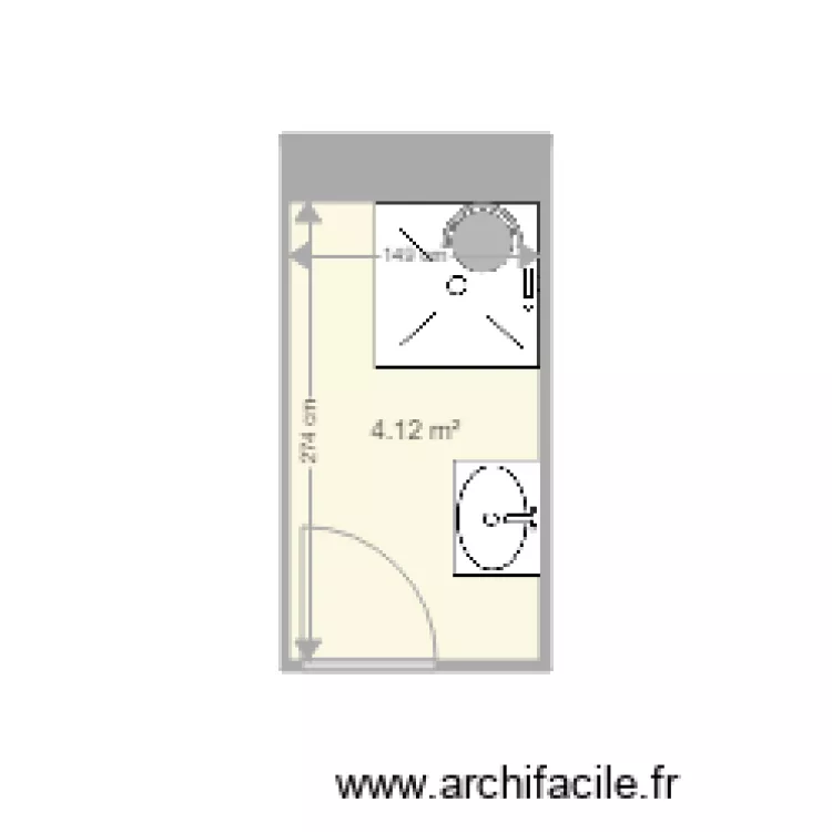 PLAN APRES SDB . Plan de 