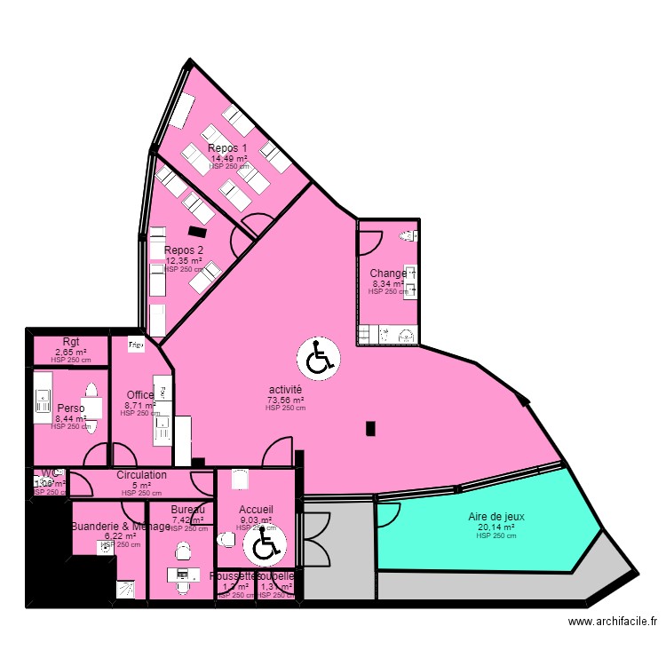 B91P2P rectif jordan pal 2. Plan de 0 pièce et 0 m2