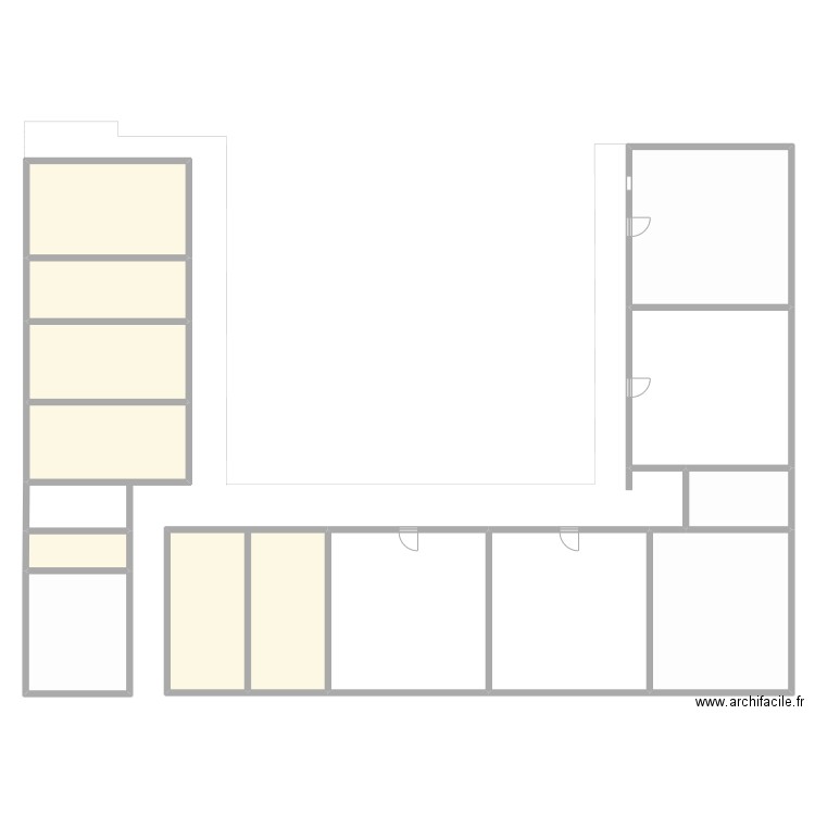 bat 166. Plan de 0 pièce et 0 m2