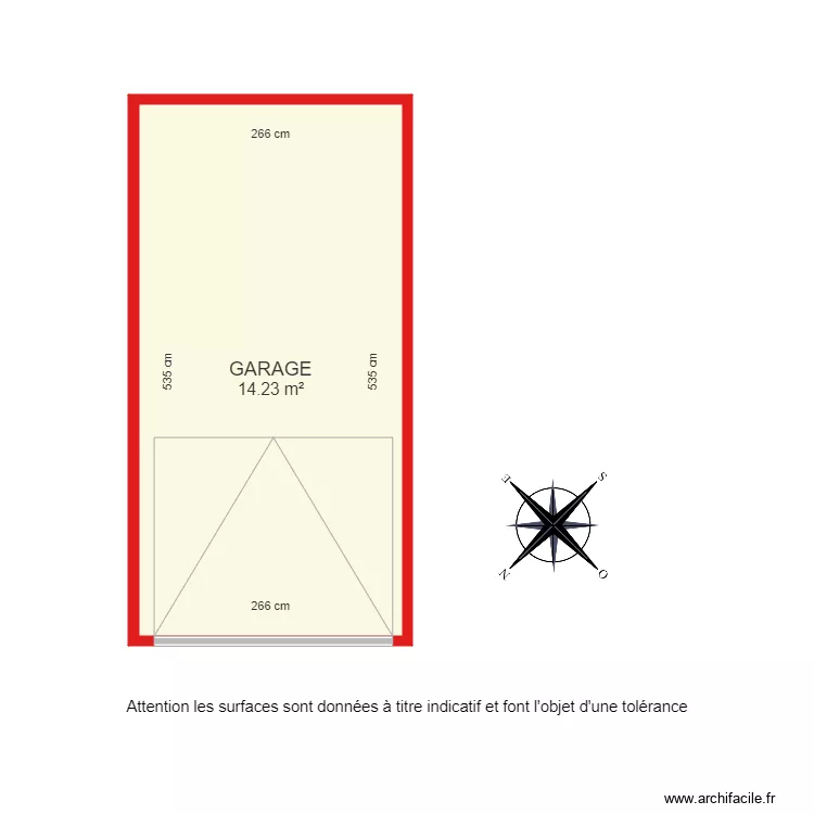 BI 4922 Garage côté. Plan de BI 4922 Garage côté. Plan de