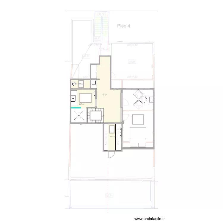 plan sotao 8. Plan de 