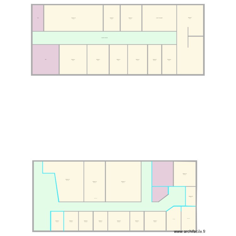 FONTAINE 1er étage INGEUROP. Plan de 0 pièce et 0 m2