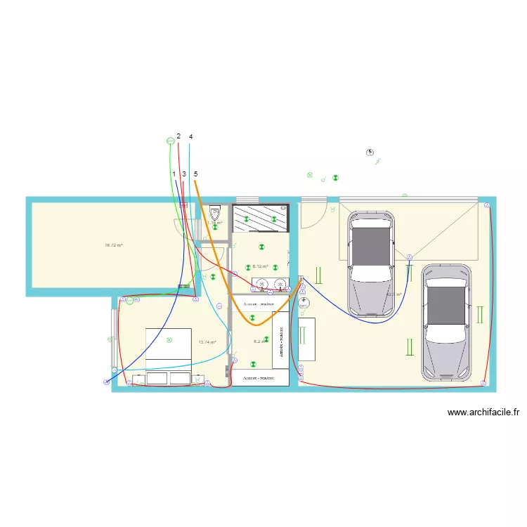 AC A Billey circuit prises. Plan de 