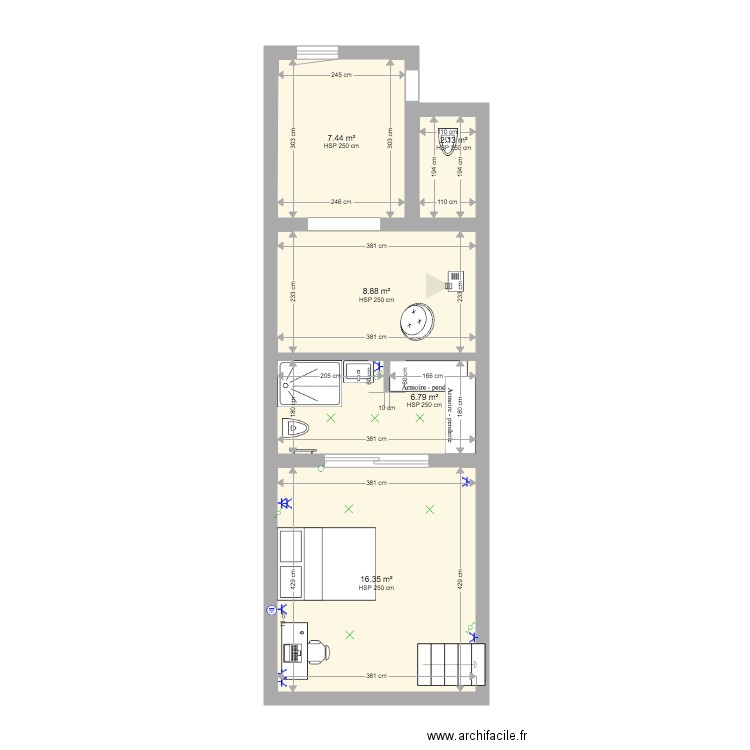 Markelbach sousplex ELEC. Plan de 0 pièce et 0 m2