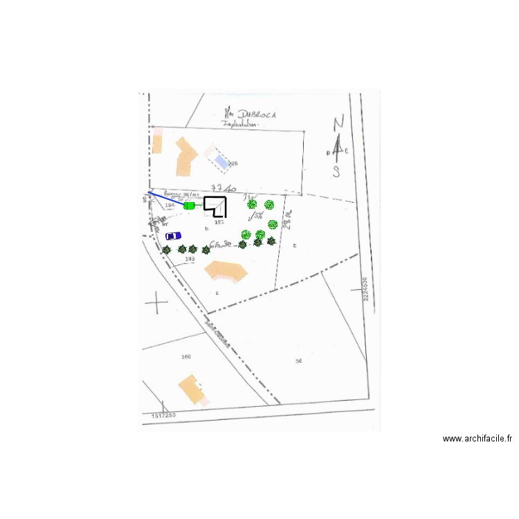 Dubroca. Plan de 0 pièce et 0 m2