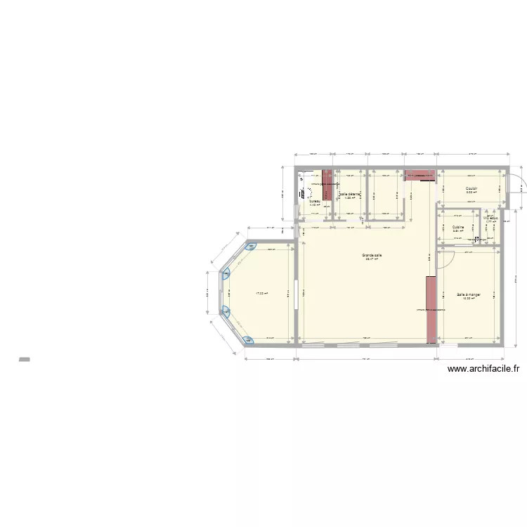 modification de pièce. Plan de modification de pièce. Plan de