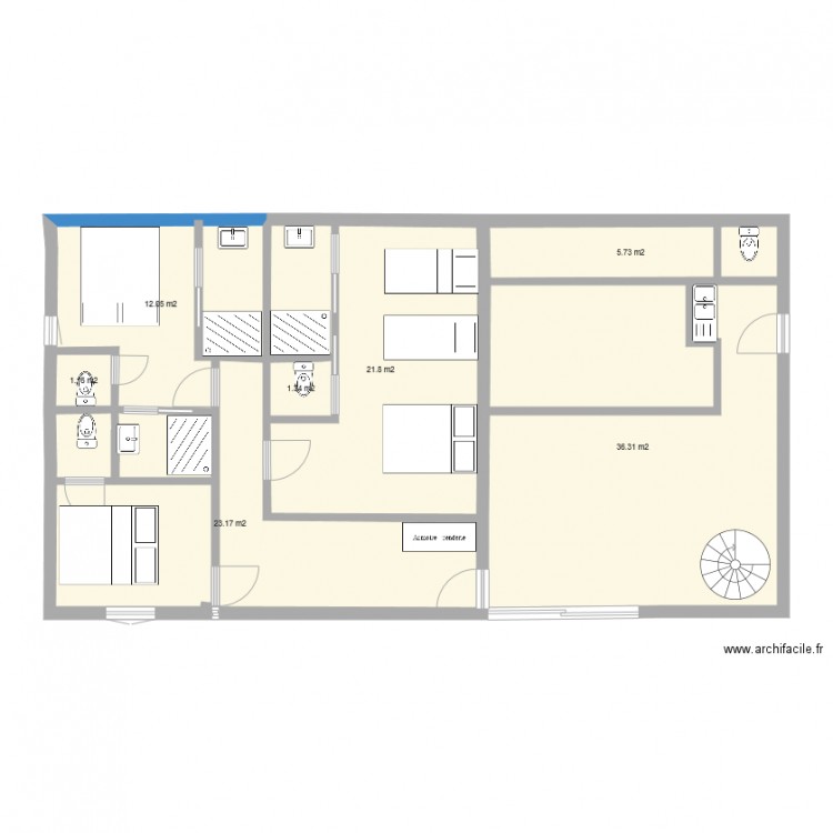 ré de chaussé. Plan de 0 pièce et 0 m2